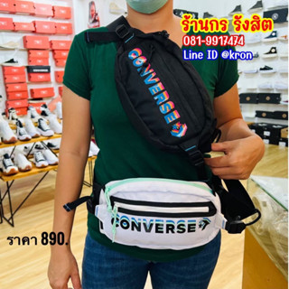 CONVERSE TRANSITION SLING LARGE LOGO WAIST BAG กระเป๋าคาด คาดเอว