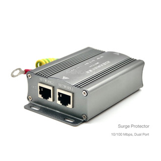 2 Port PoE Surge Protector 10/100M