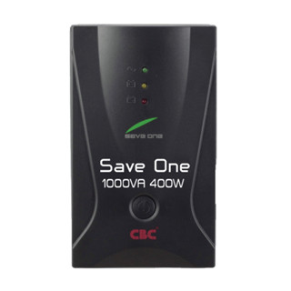 CBC เครื่องสำรองไฟ UPS  ตัวสำรองไฟ กันไฟตก-ไฟเกิน  รุ่น SAVE ONE 1000VA 400W