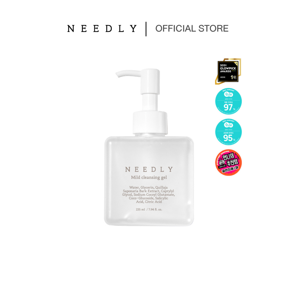 NEEDLY MILD CLEANSING GEL 235ML นีดลี่ไมลด์คลีนซิ่งเจล จัดการปัญหาสิว และสิ่งสกปรก