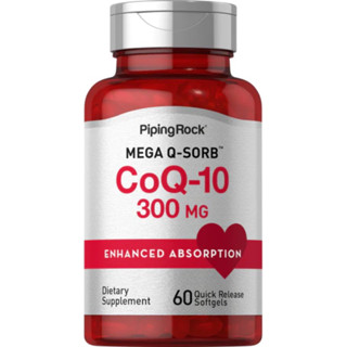 Coenzyme Q10 | CoQ10 300 mg. (60Softgels) โคคิวเท็น โคเอ็นไซม์คิวเท็น