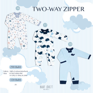 (AUG2023) Babylovett Basic - Two-Way Zipper ชุดนอนเปิดเท้า