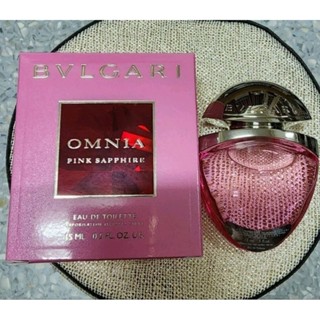 กล่องขาย Bvlgari omnia pink sapphire EDT 15ml หัวสเปรย์  MFG 03/2018