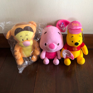 ตุ๊กตา หมีพูห์และผองเพื่อน ดิสนีย์ Winnie the Pooh Disney ป้ายห้อย ขนาด 12 นิ้ว มี3แบบ