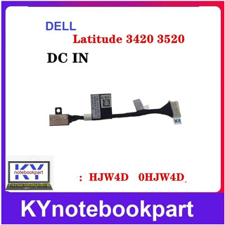 สายไฟ DC IN Dell Dell Latitude 3420 3520 Power Interface หัว DC-IN Power 450.0NF0B.0011 HJW4D 0HJW4D