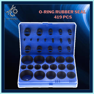 ชุดโอริยางโอริง 419pcs 32ขนาด O-Ring Assortment Nitrile Rubber พร้อมส่ง 419pcs Universal Rubber O Ring Kit ชุดโอริง