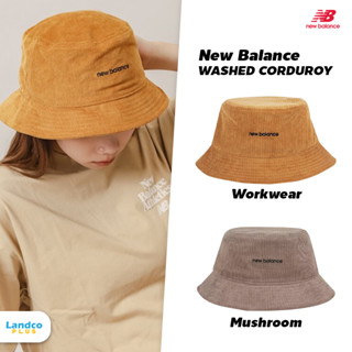 New Balance Collection หมวกบักเก็ต หมวกปีกรอบ NB UX Bucket Hat Washed Corduroy LAH23110 (1300)