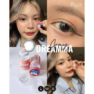 คอนแทคเลนส์ Roze Hydrogel รุ่น Dreamma Gray (สีเทา)