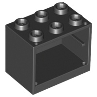 ชิ้นส่วนเลโก้ Lego Part Container, Cupboard 2 x 3 x 2 - Hollow Studs (4532b, 92410) ราคา/ชิ้น