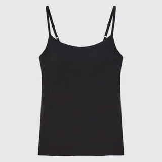 Bra Top Uniqlo AIRism บราท็อป เสื้อสายเดี่ยวเสริมบรา สีดำ ไซส์ S-M