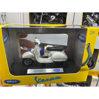 โมเดลรถVESPA PX (ปี2016)สเกล1:18 Welly รายละเอียดสวยเป็นงานโมเดล