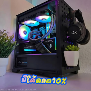 มีโค้ดลด10% เคสคอม AZZA ELISE 140 Micro ATX ดีไซน์สวย สไตล์เกมมิ่ง เปลี่ยนสีไฟได้ รองรับพัดลมขนาดใหญ่ มีที่แขวนหูฟัง 🌬️