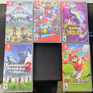 เกม Nintendo Switch มือ 1 Pokemon Arceus Mario Golf Xenoblade 3