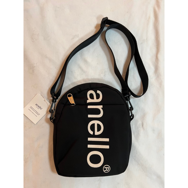 ส่งต่อ กระเป๋า anello กระเป๋าสะพายข้าง Mini Shoulder Bag Big Logo ของแท้ ป้ายไทย