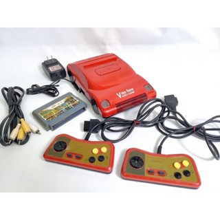 Famicom 8  bit ทรง รถสีแดง Video Racer ideo game  ชุดไฟไทยพร้อมเล่น  ตลับ 400 in 1 จอยแบบ โทโบ ระบบ AV โรงงาน