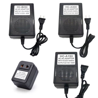 Adapter สำหรับตัวแปลงไฟจากไฟACขนาด 220v->110v และ 110->220V ขนาด 50W150W300W450W สำหรับ เครื่องใช้ไฟฟ้า 110v. ญี่ปุ่น
