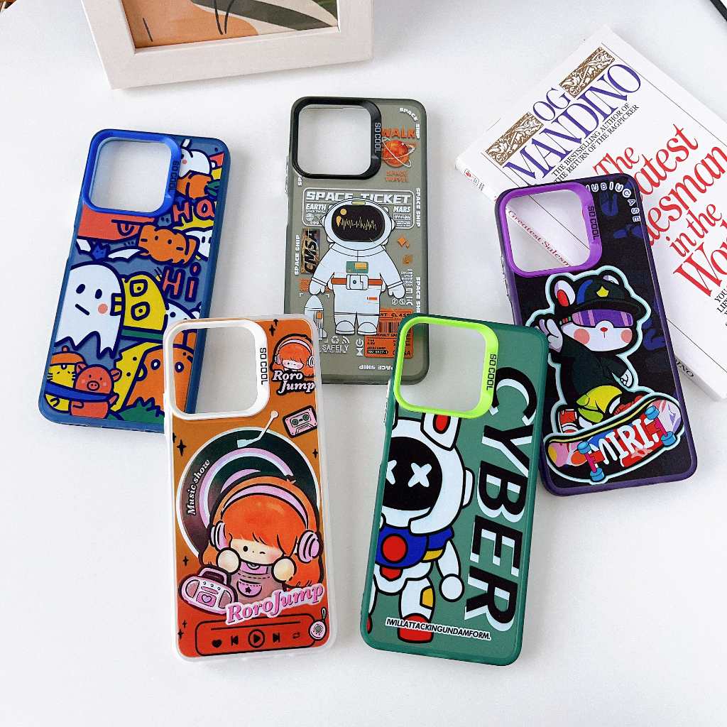 COD เคสสำหรับรุ่นVivo Y12 Y17 Y16 Y02S Y21 Y33S Y36 Y22 Y35 Redmi12/12C เคสการ์ตูนสวยๆ งานซิลิโคนคุณภาพดีราคาถูก