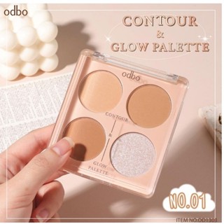 contour and Glow palette odbo od1303