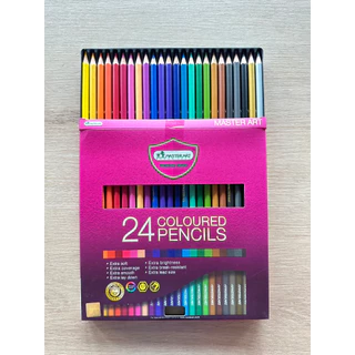สีไม้ Master Art Premium Grade แท่งยาว 24 สี