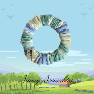 ยางรัดผม  Sunny Scrunchies. Sky collection size s ยางรัดผม พร้อมส่ง