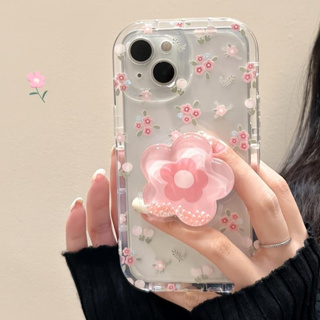 💎จัดส่งภายใน24ชม💎เคสไอโฟน สำหรับ for iPhone 11 13 14 Soft Case 12 Pro Max case ดอกไม้ ป้องกันการตก เคสโทรศัพท์