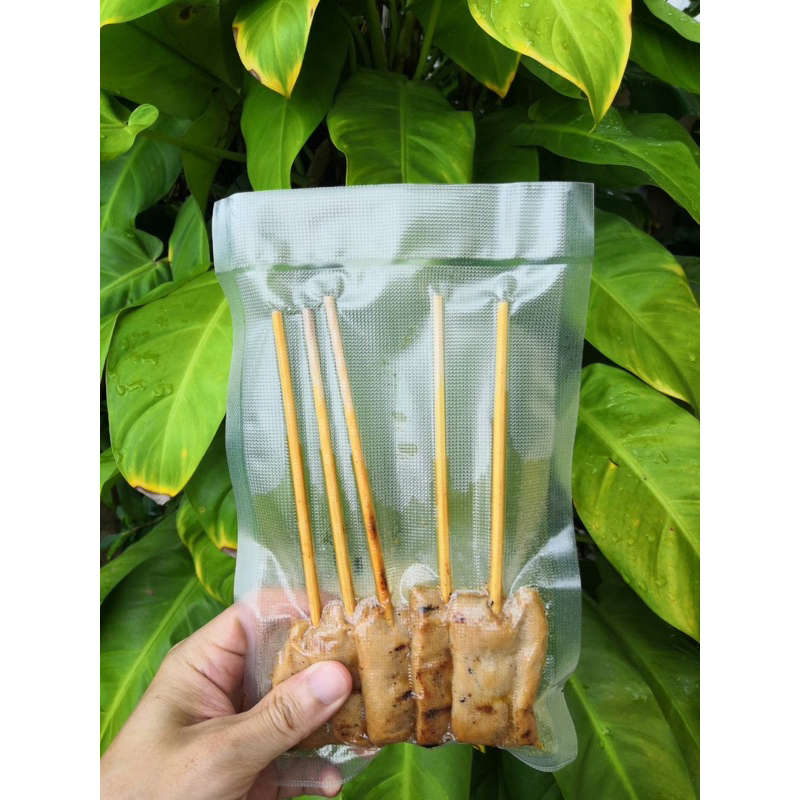 หมูปิ้งไร้มัน พร้อมทาน ชุดละ 5 ไม้