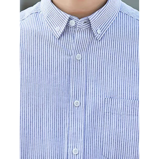เสื้อเชิ้ตแขนสั้น Oxford รุ่น TheDOT. ผ้าทอ Twill หนานุ่ม ใส่สบาย ทนทาน