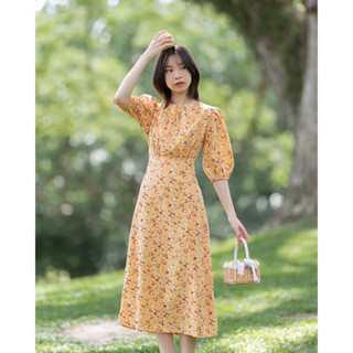 LULU BLOSSOMS - Jasmine Dress (Color: Yellow)