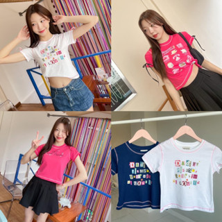 Barbie Crop ทรงBaby Tee ผ้าCotton