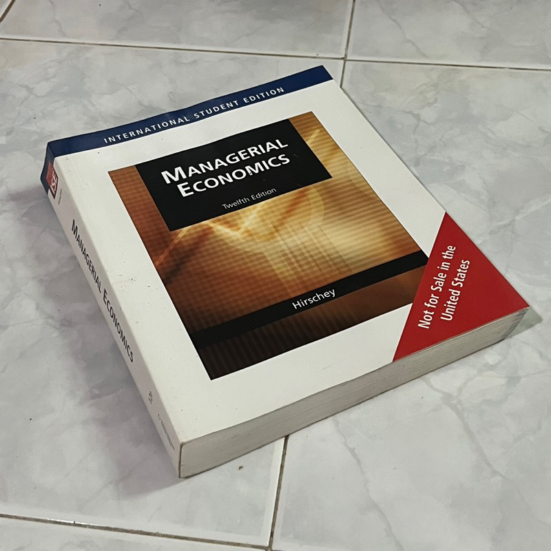 มือสอง ✅ textbook :  Managerial Economics, 12Th Edition by Hirschey , Cengage Learning
