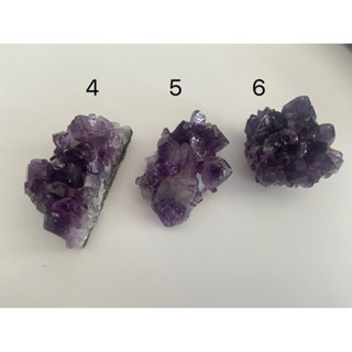 พร้อมส่ง ถ่ายจากสินค้าจริง คริสตัล หินแท้100% ผลึก อเมทิสต์ Amethyst Cluster