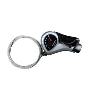 มือเกียร์ Shimano Tourney รุ่น SL-TX50 สีเงิน ขนาด 6 Speed / 7 Speed เสือภูเขา รถพับ