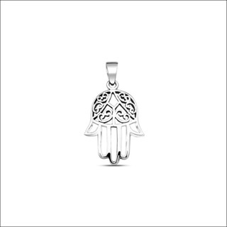 Silver Hamsa Hand Pendant/จี้เงินรูปมือ Hamsa