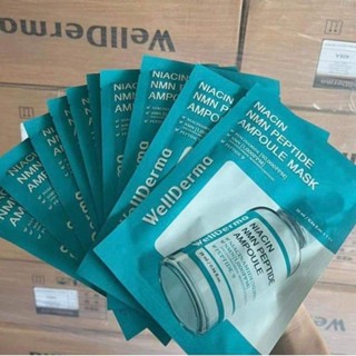 WELLDERMA Niacin NMN Peptide Ampoule Mask 10แผ่น