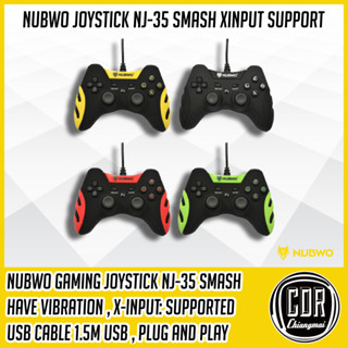 Joy Nubwo จอยเกมส์ NJ-35 Smash Joystick จอย USB สำหรับ PC,PS3 รองรับโหมด X-INPUT เล่นบน Stream ได้ (ประกันศูนย์ 1 ปี)