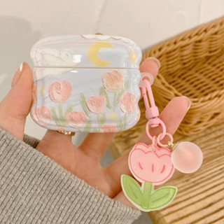 💟ล่าสุด💟เคสแอร์พอด 2 1 pro2 Case for Airpods 3 pro เการป้องกันการตก ซิลิโคนนิ่ม ดอกไม้ Soft Case Airpod gen 3 2021