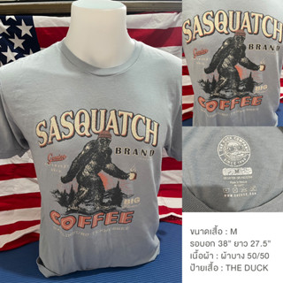 pshirtvingtage เสื้อยืดวินเทจมือสอง T-Shirt Vingtage ลายการ์ตูน SASQUATCH BRAND