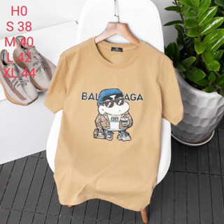 balenciaga เสื้อยืดแขนสั้น