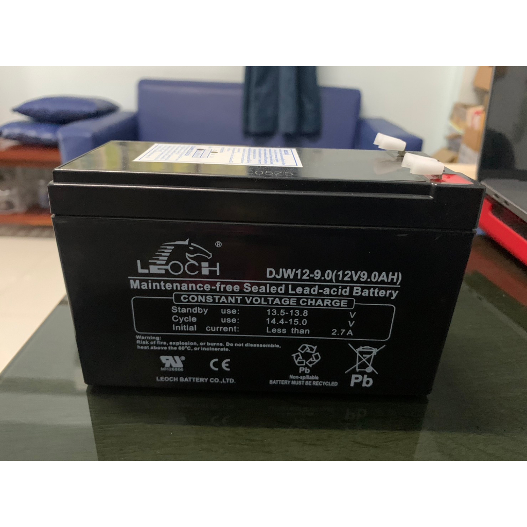 Battery Leoch  Modle : DJW12-9.0 (12V9.0Ah)