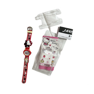 sanrio hello kitty นาฬิกาข้อมือคิตตี้ สีแดง ของครบ