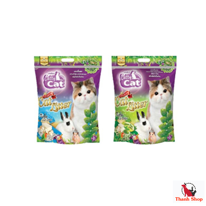 ทรายแมวเต้าหู้ catty cat ทรายธรรมชาติ ทรายอนามัย 6 ลิตร จำกัด ไม่เกิน 6 ถุง/ออเดอร์ นะคะ