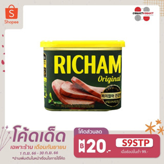 RICHAM แฮมเกาหลีพรีเมียม แฮมหมูกระป๋อง 340g. อาหารเกาหลี แฮมเกาหลี / Dongwon Korean Canned Ham