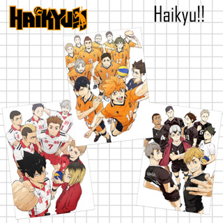 Poster anime โปสเตอร์อนิเมะ ไฮคิว!! คู่ตบฟ้าประทาน (Haikyu!!) ขนาด A4