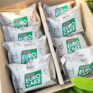 EURO CAKE คัสตาร์ดเค้ก ขนมยูโร่ ไส้แน่นเต็มคำ ขนาด30g. สินค้าพรีเมียมไม่มีขายร้านค้าทั่วไป อร่อย ขนม ขนมทานเล่น