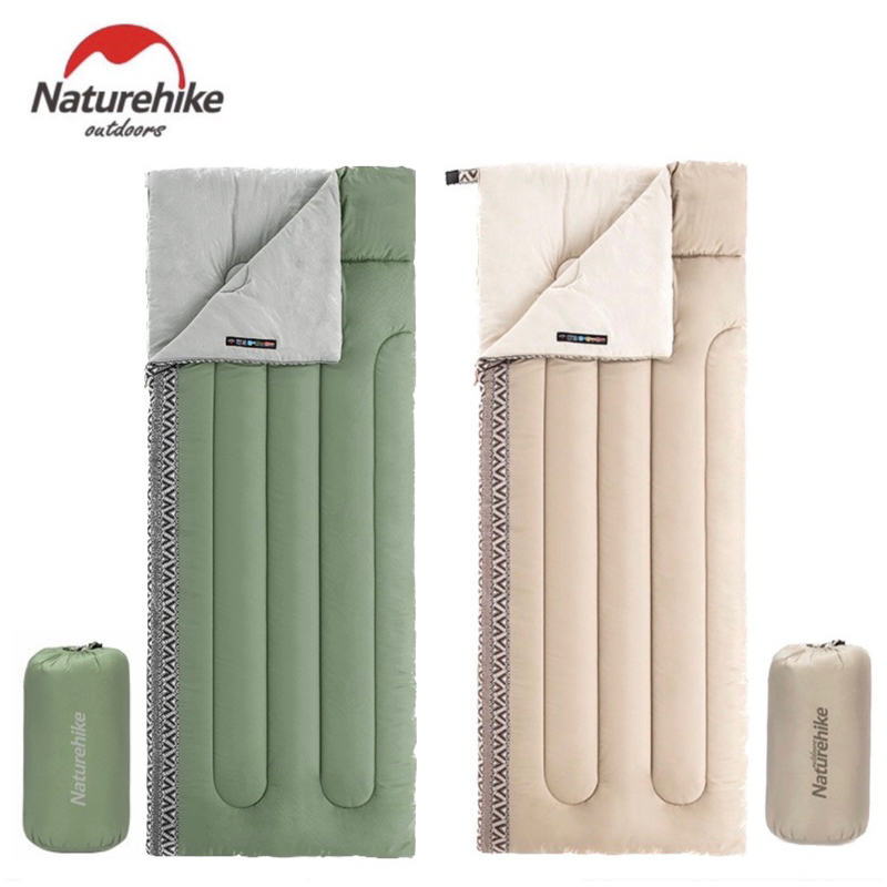 พร้อมส่งทันทีใน24ชม. ถุงนอน Naturehike ถุงนอนแคมปฺ์ปิ้ง ผ้าห่ม นุ่มอุ่นสบาย