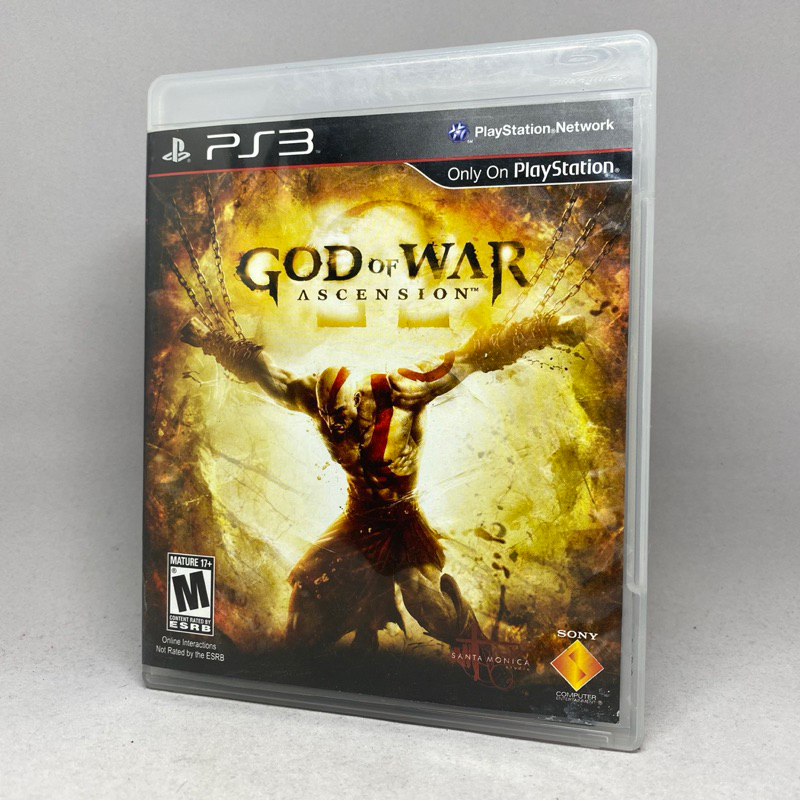 God of War Ascension (PS3) | PlayStation 3 | แผ่นแท้เกมเพลสเตชั่นสาม | Zone 1 USA | English | ใช้งาน