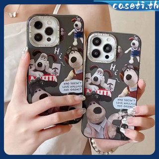 คูปองเคลม🎀เคสไอโ case for iphone 11 12 สุนัขเจ้านายการ์ตูนแสนสนุก เคส 14 13 12 11 pro max เคสโทรศัพท์มือถือกันกระแทก