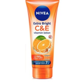 Nivia Extra Bright C &amp; E โลชั่นบูสท์ผิวดูใส ฉ่ำเด้ง ขนาด 320 มล