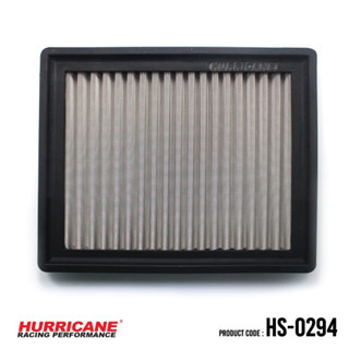 HURRICANE กรองอากาศสแตนเลส , ผ้าแดง Lexus ( CT200H , NX300H ) Toyota ( Auris , Prius ) HS-0294