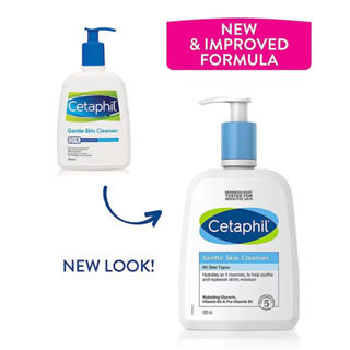 พร้อมส่ง😊， Cetaphil Gentle Skin Cleanser 500ml / 237ml สําหรับผิวหน้าและผิวกาย